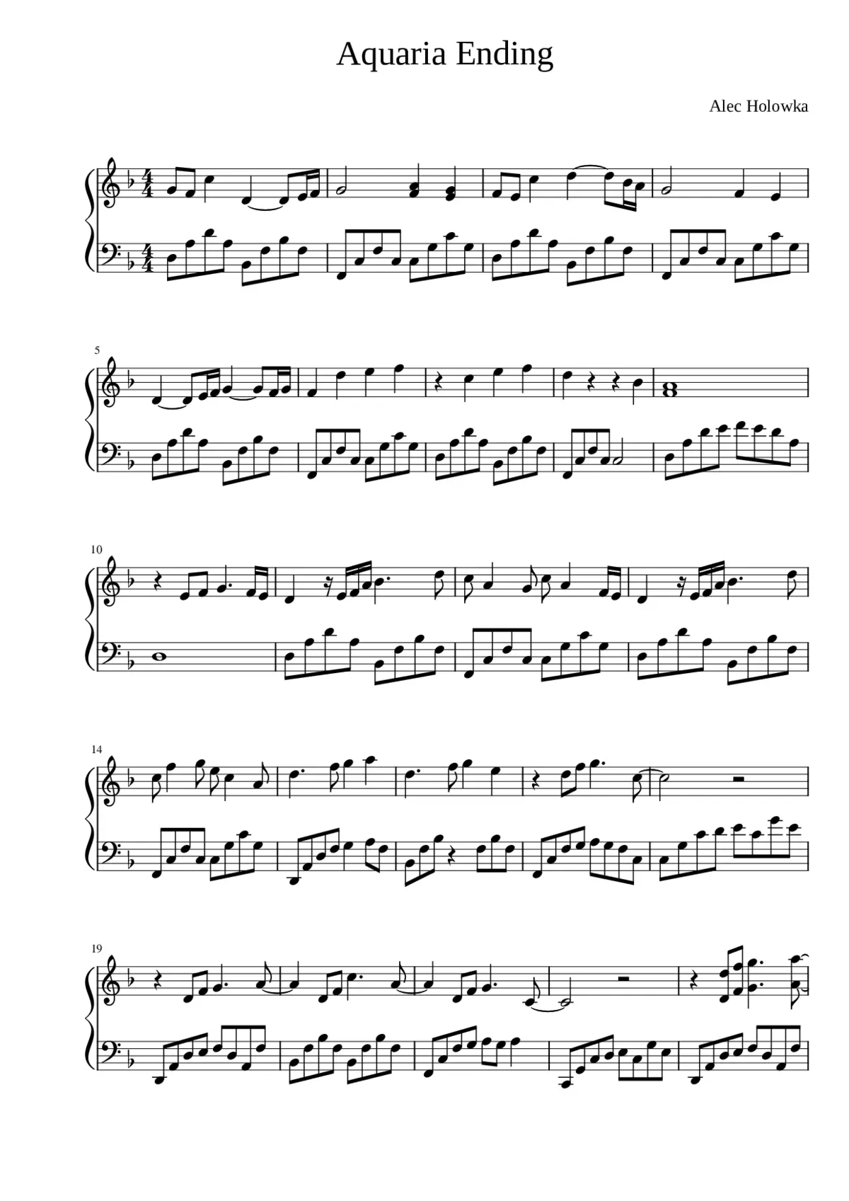 Aquaria Ending - Page 1