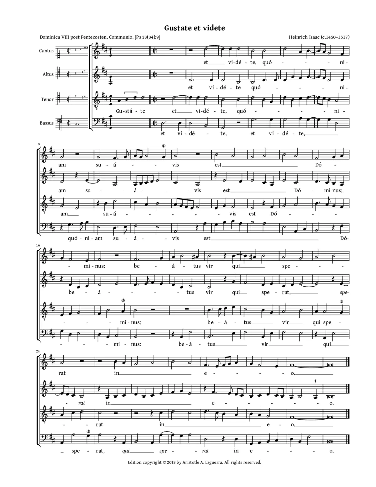Gustate et videte - Page 1