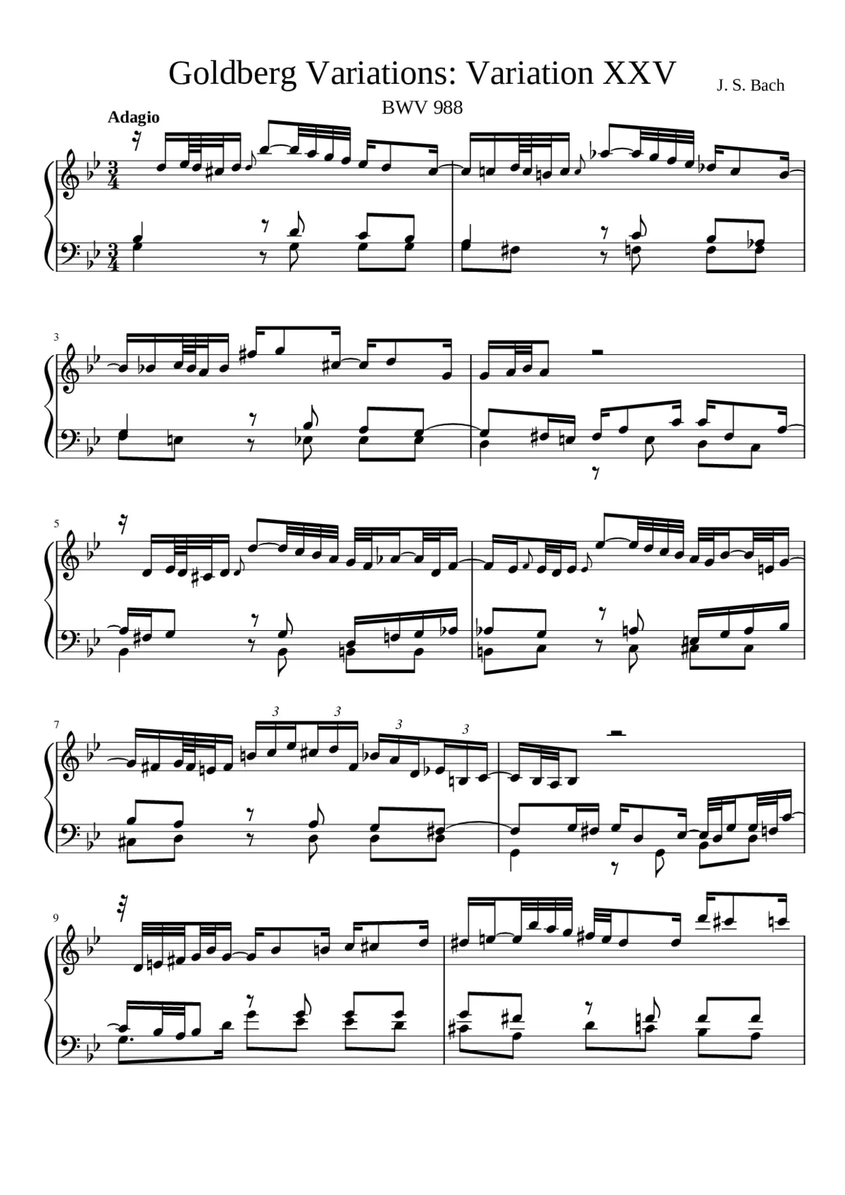 Goldberg-Variationen BWV 988 - Page 1