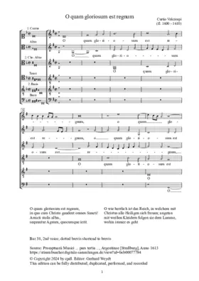 O quam gloriosum est regnum