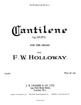 2 Pieces for Organ, Op.33