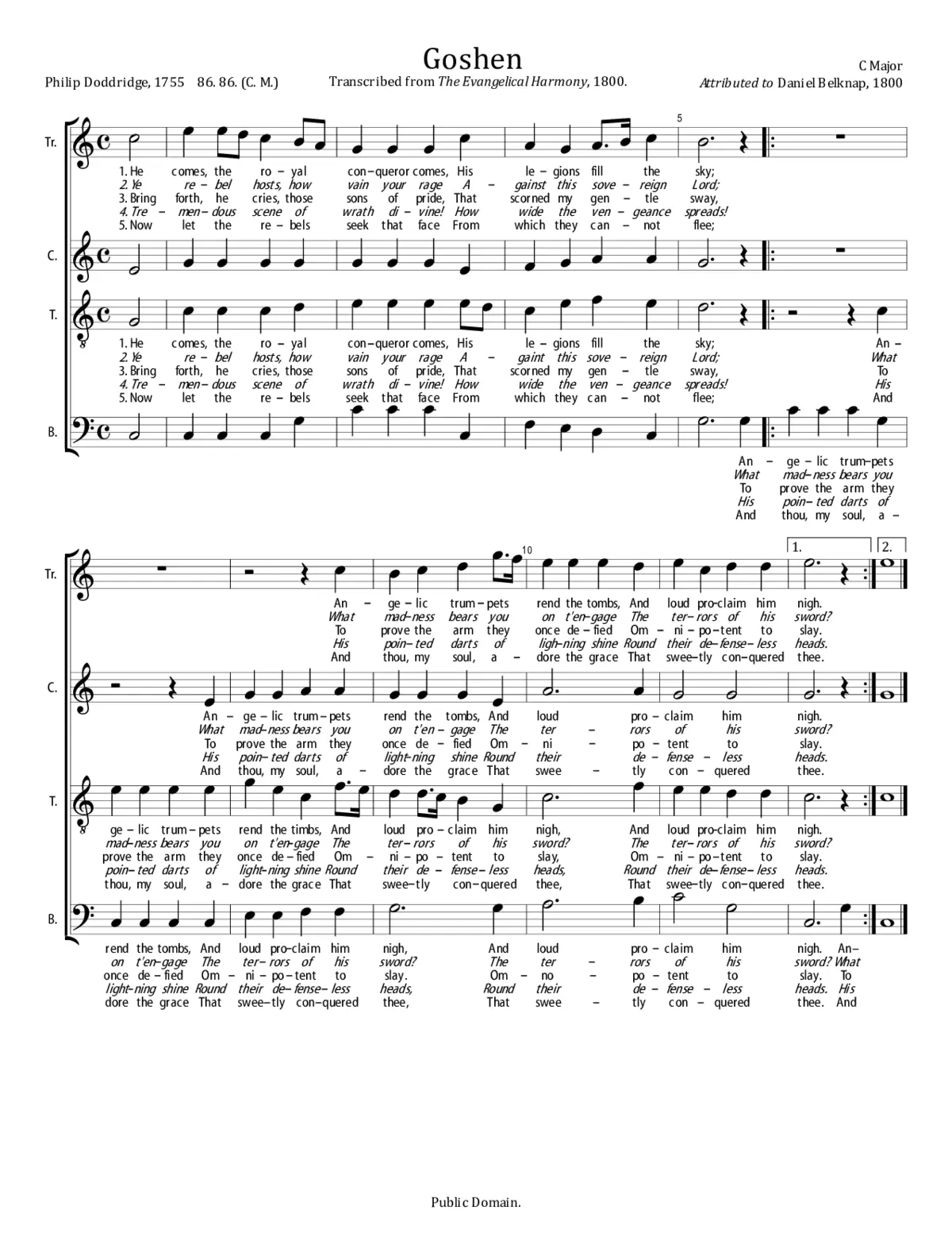 Goshen - Page 1