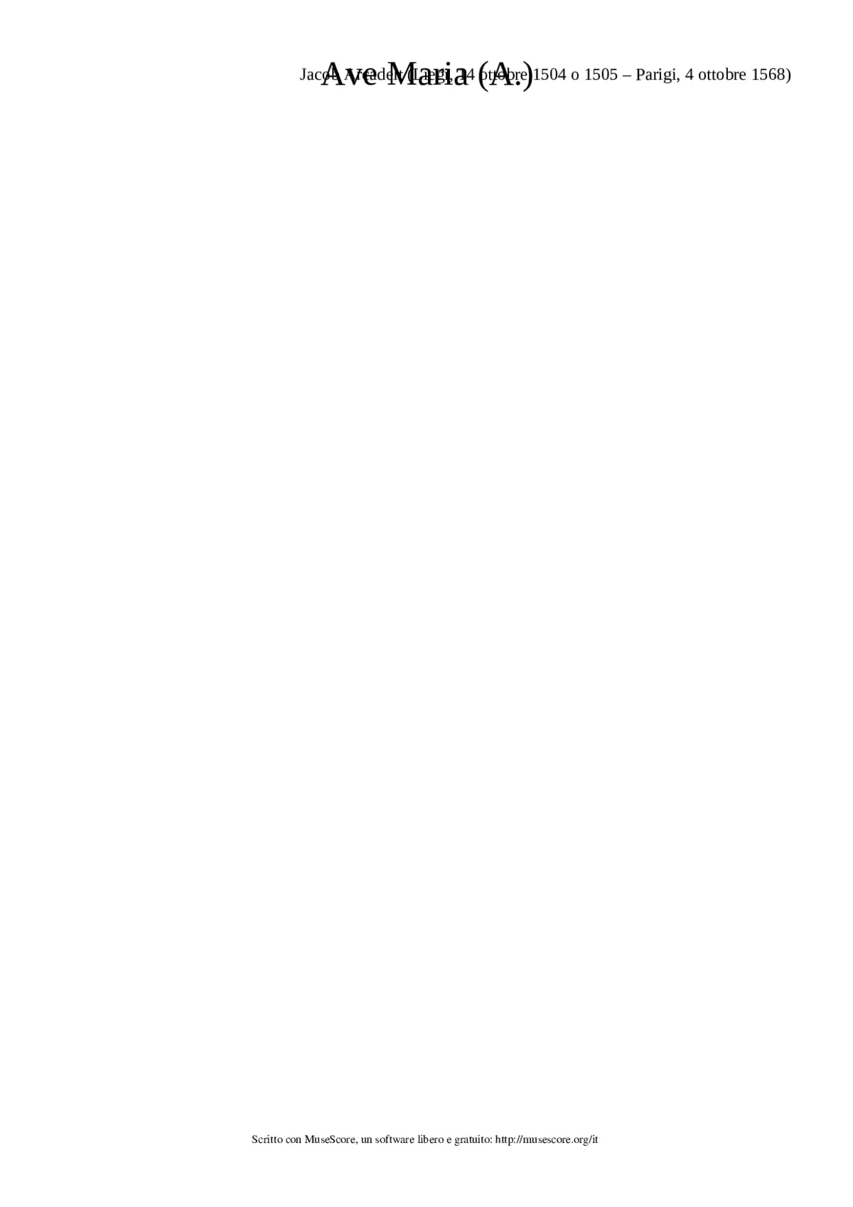 Ave Maria - Page 1