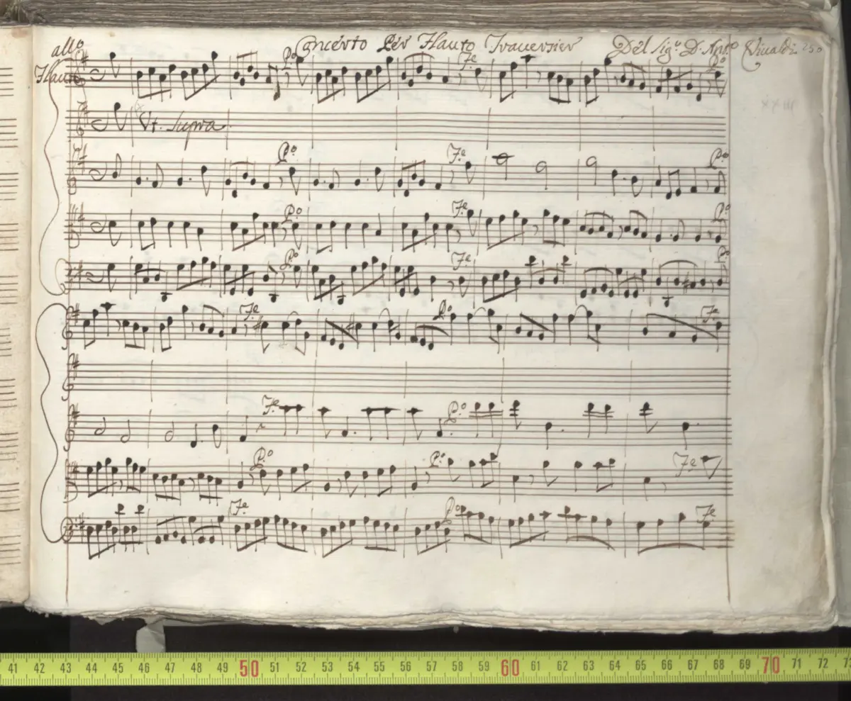 Flute Concerto in G major - Page 1
