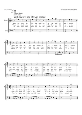 With my love my life was nestled