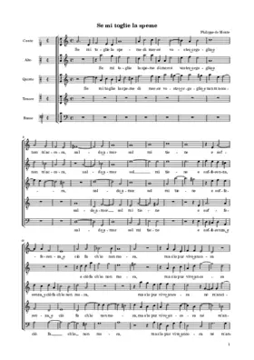 Se mi toglie la speme