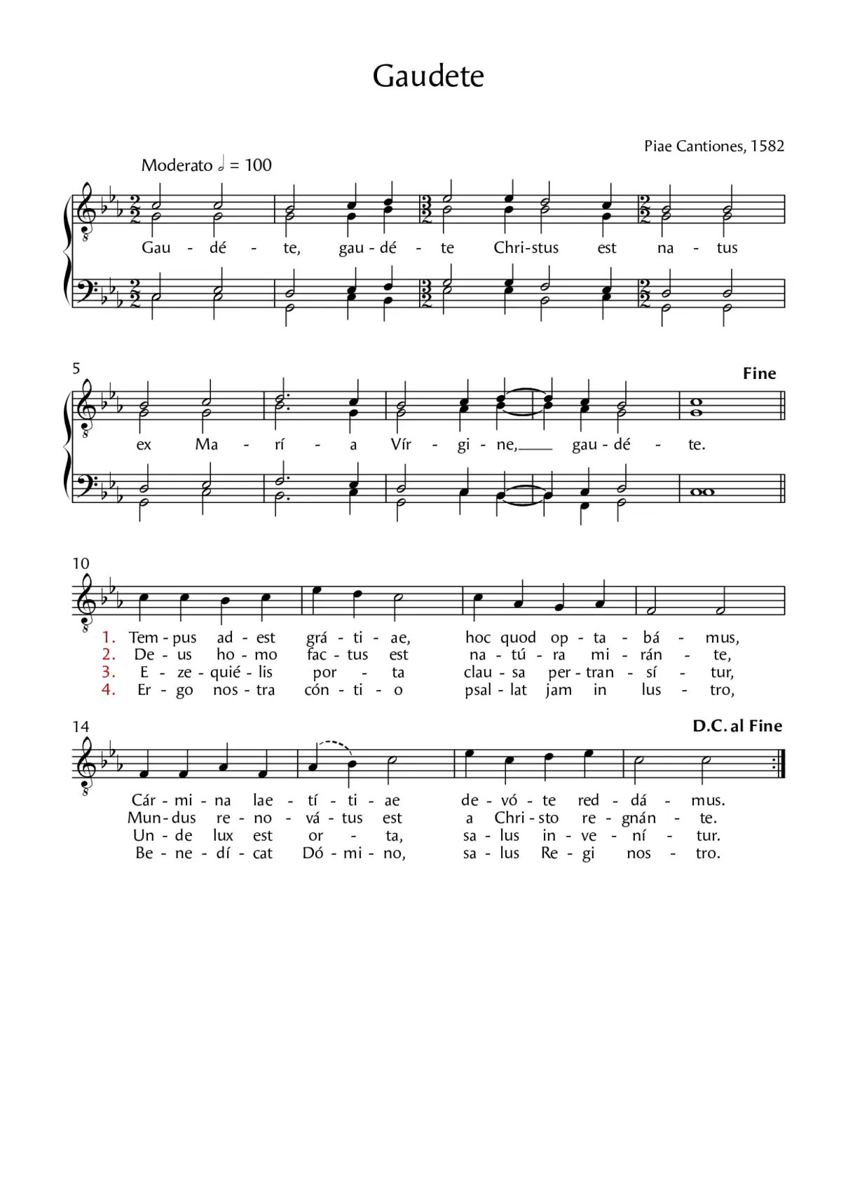 Gaudete - Page 1