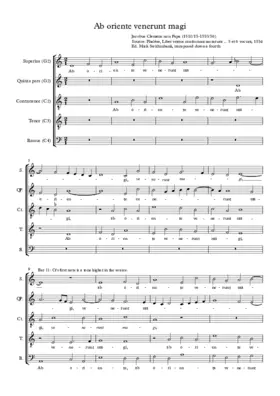 Ab oriente venerunt magi