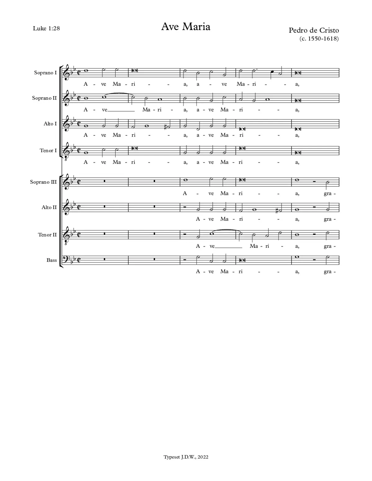 Ave Maria - Page 1