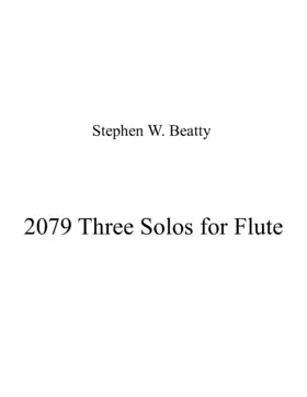 Three Solos for Flute