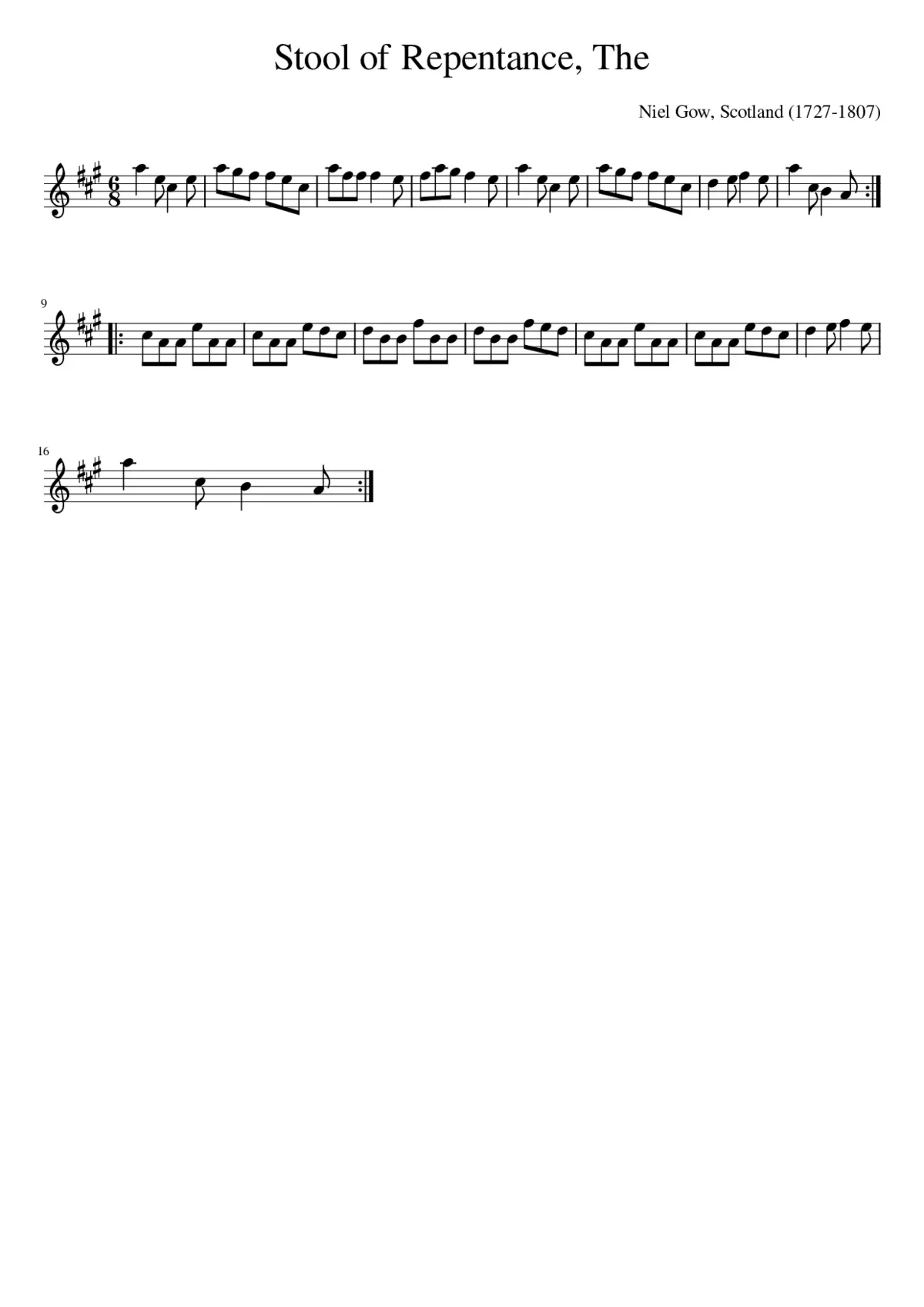 The Stool Of Repentance - Page 1