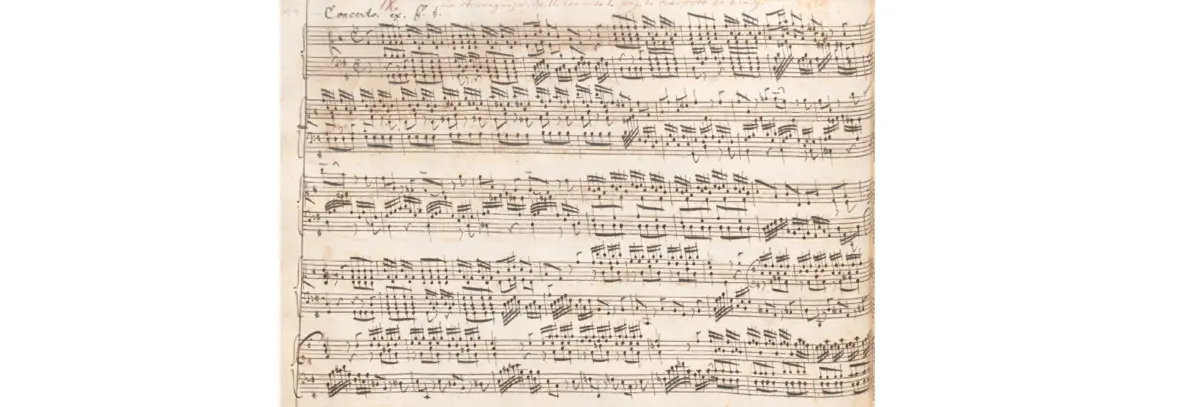 Concerto in G major BWV 980. - Page 1