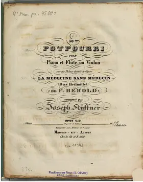 Potpourri for Flute or Violin and Piano No.30