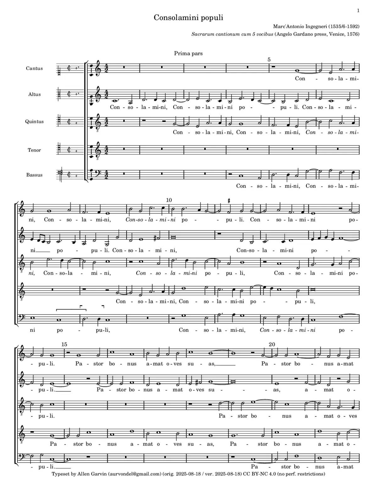 Consolamini populi - Page 1