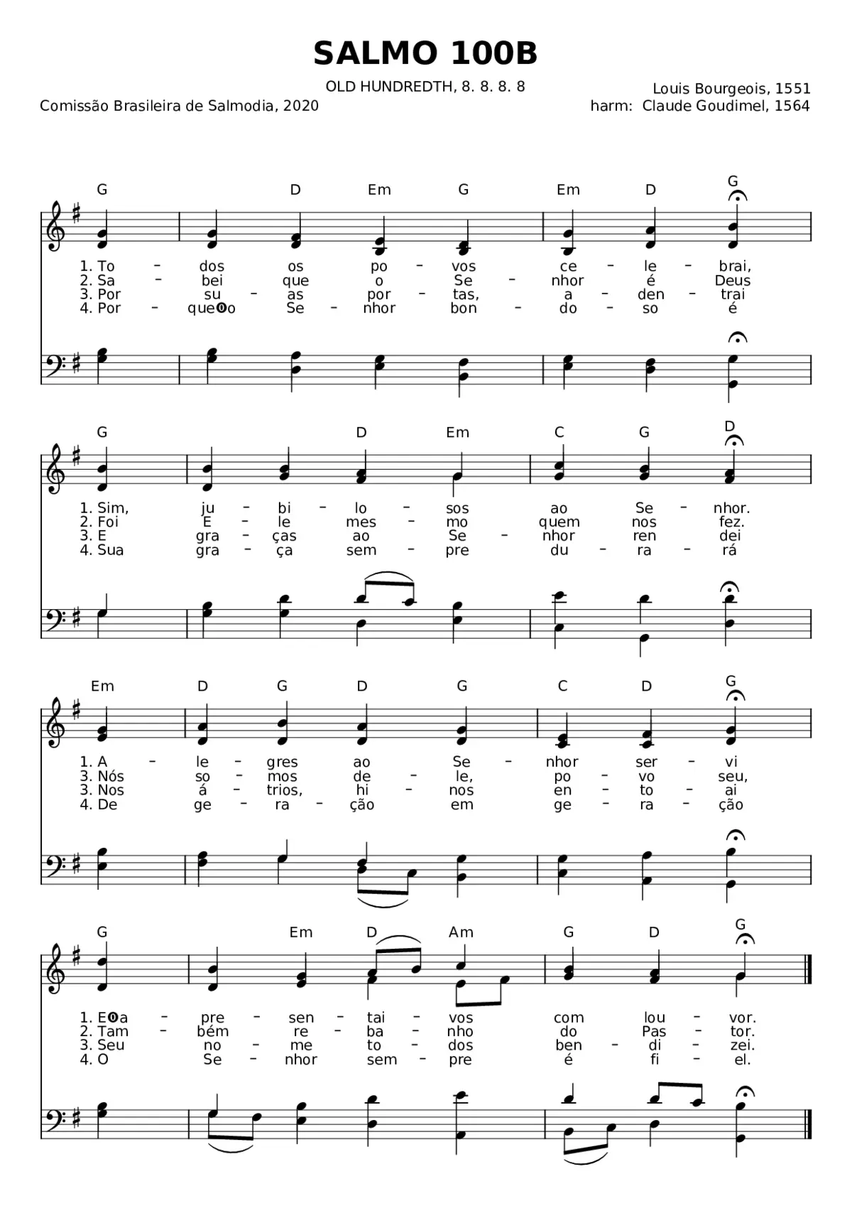 Salmo 100B - Page 1