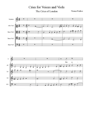 Cries for Voices and Viols