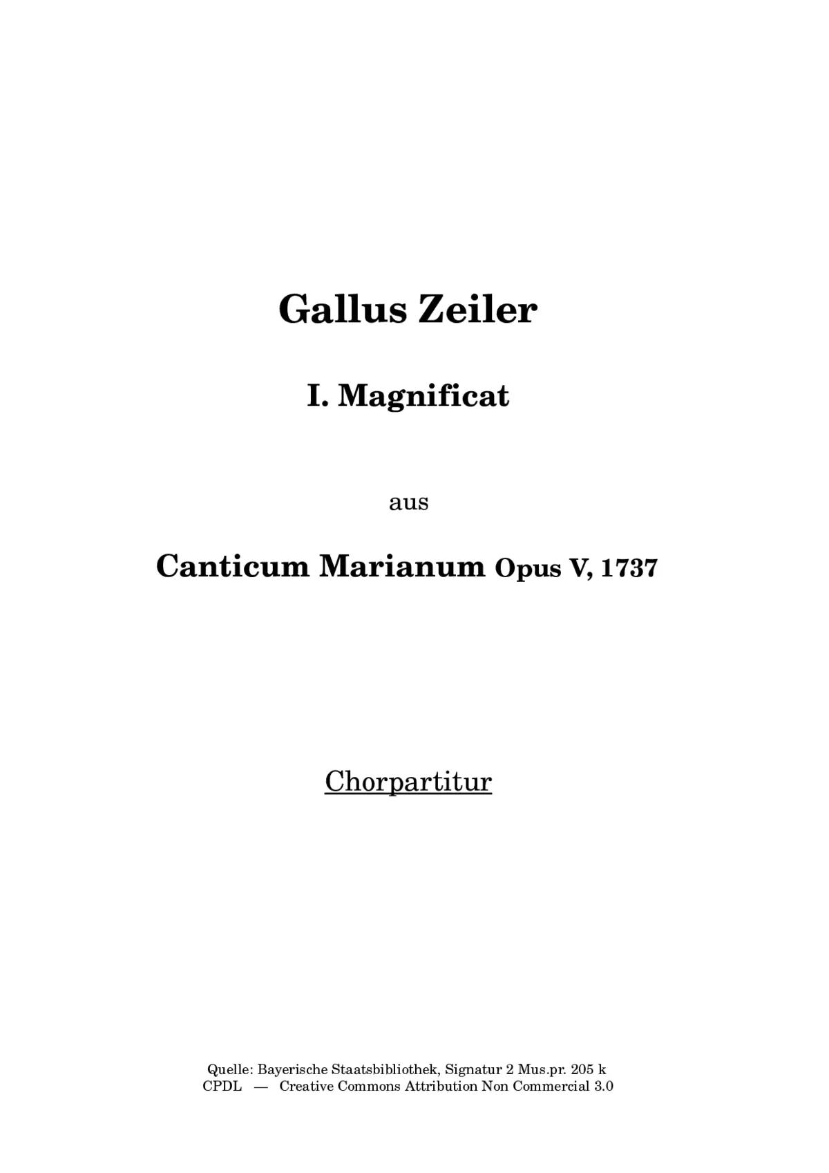 Magnificat, Op.5,01 - Page 1