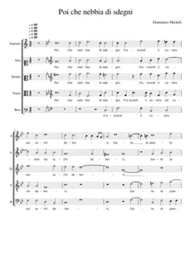Poi che nebbia di sdegni
