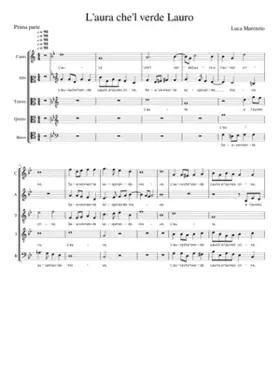 L'aura che'l verde Lauro