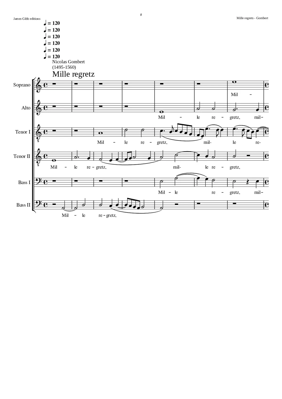 Mille regrets - Page 1