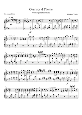 super mario - land overworld theme