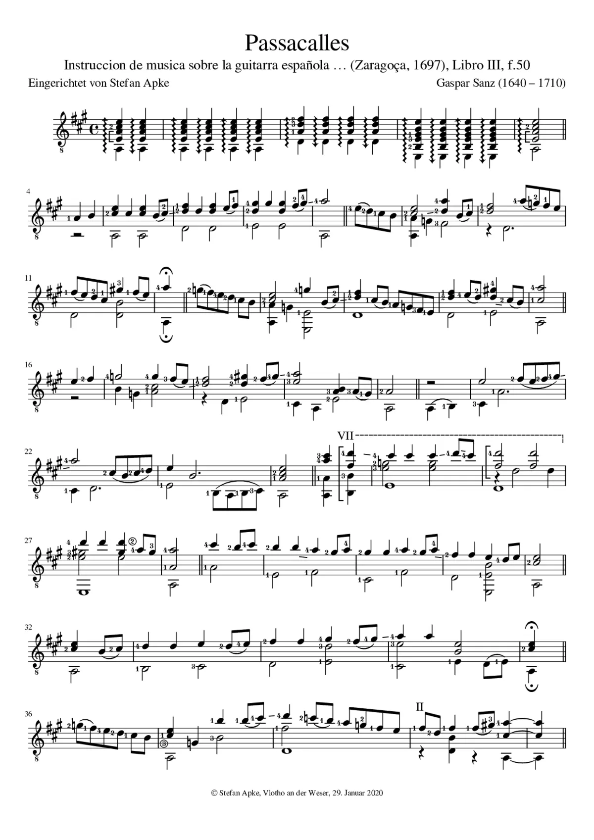 Passacalles, Libro III - Page 1