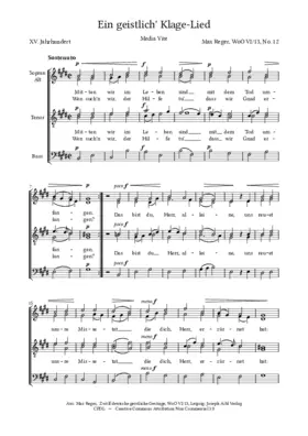 Ein geistlich' Klage-Lied, WoO VI/13, No. 12