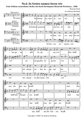 In Gottes namen faren wir