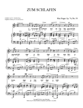 Zum Schlafen, Op. 76 No. 59