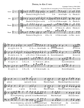 Donna, te dico il vero