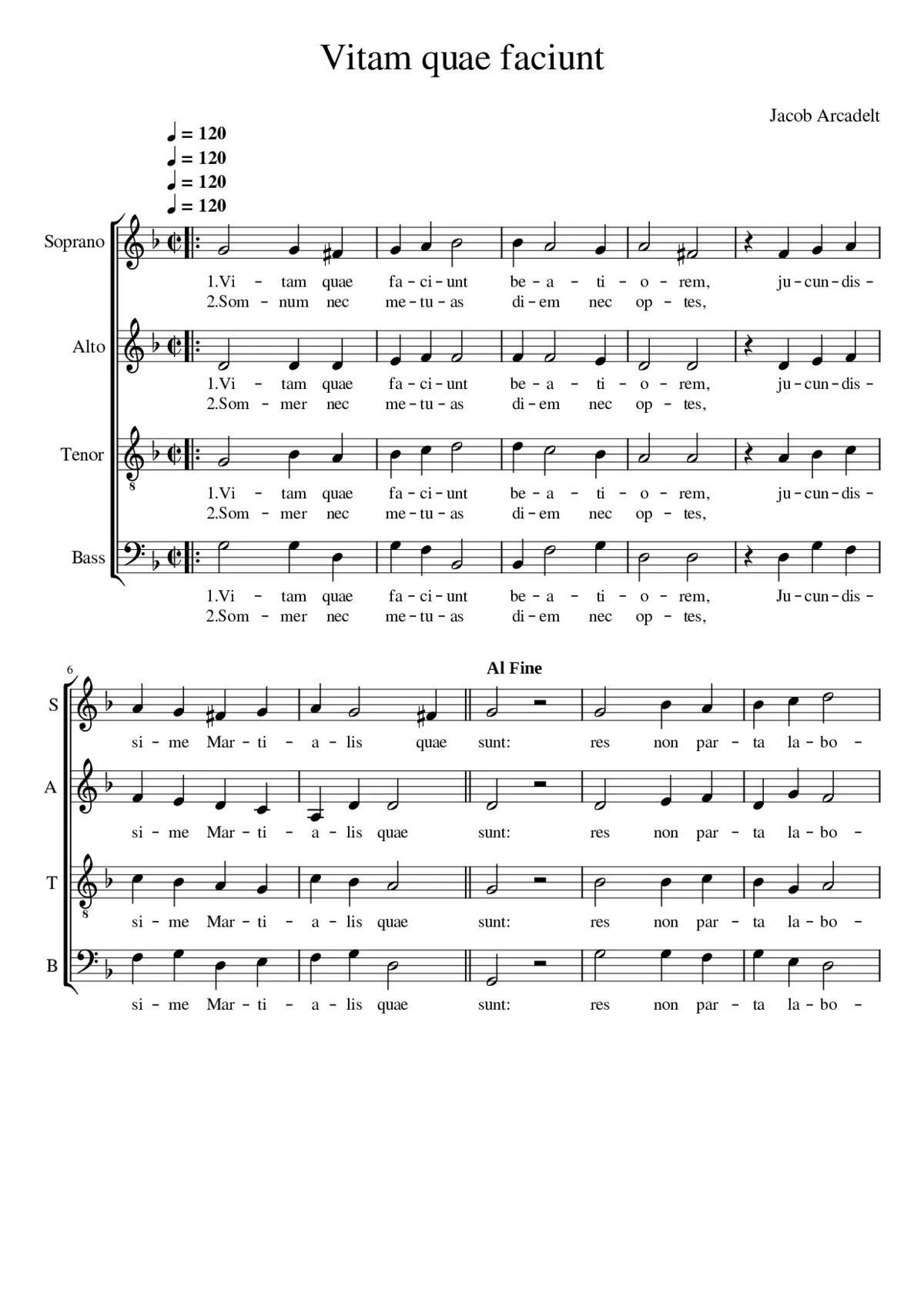 Vitam quae faciunt - Page 1