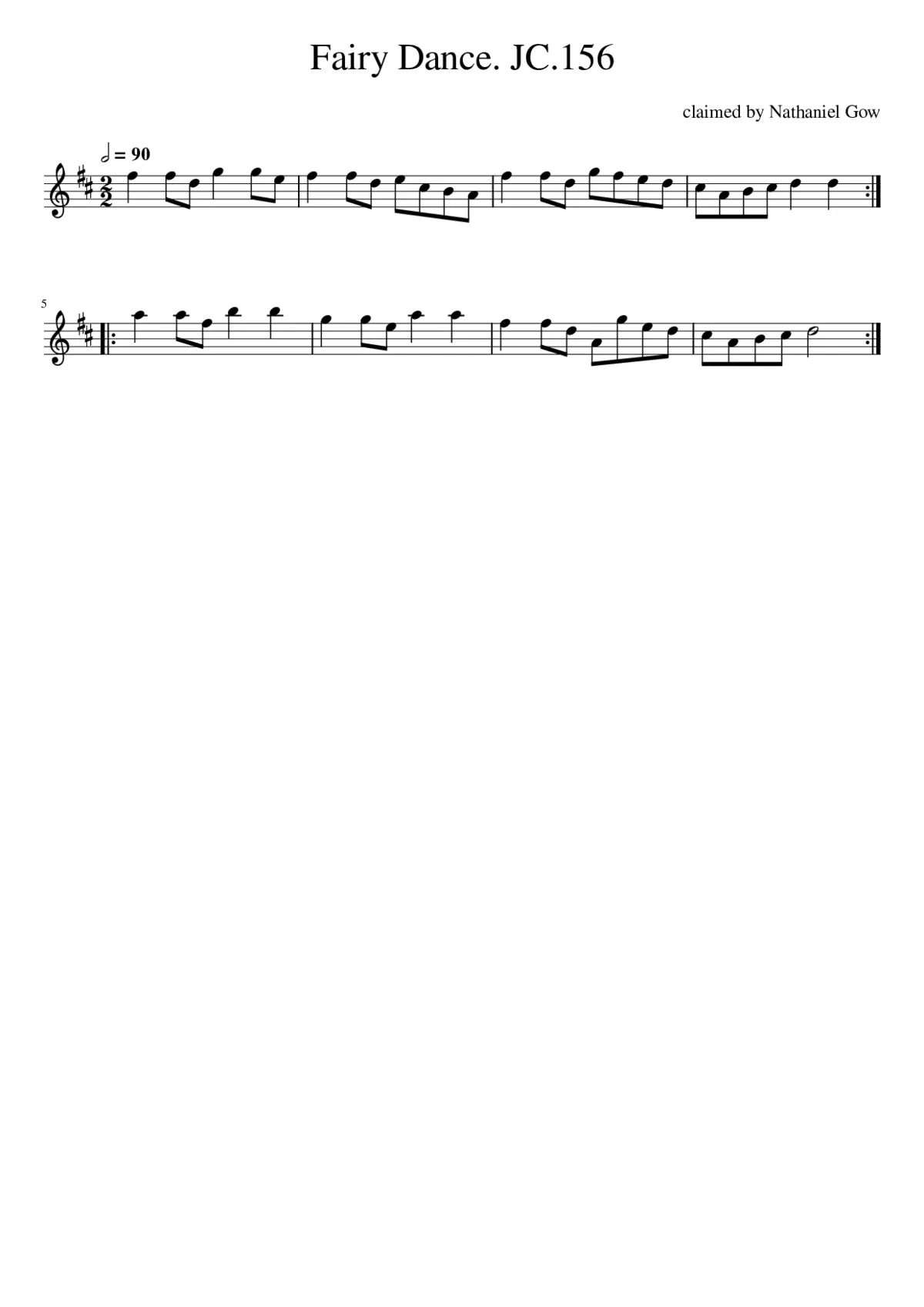 Fairy Dance. JC.156 - Page 1