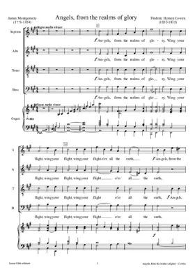 Angels, from the realms of glory