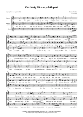 Our hasty life away doth post