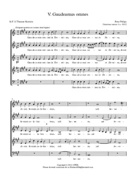 Gaudeamus omnes a 5