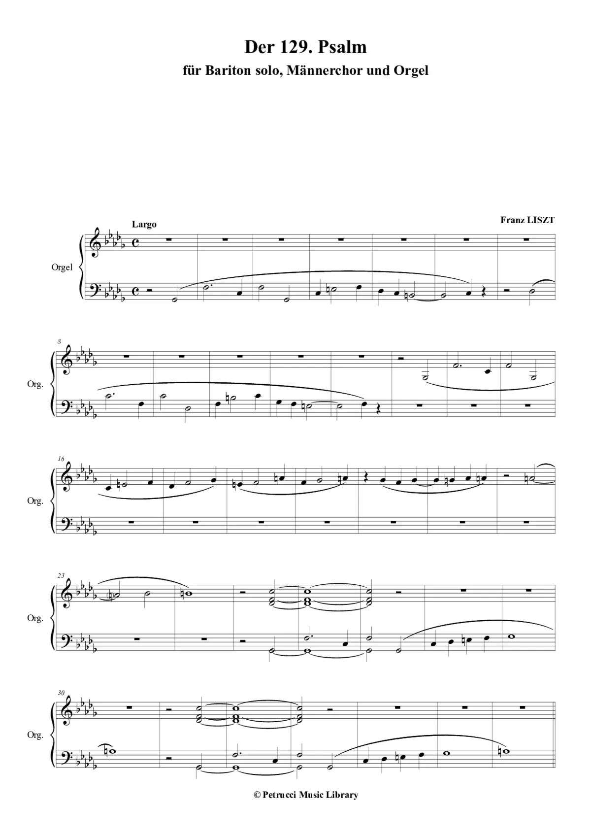 Psalm 129 (130) - Page 1