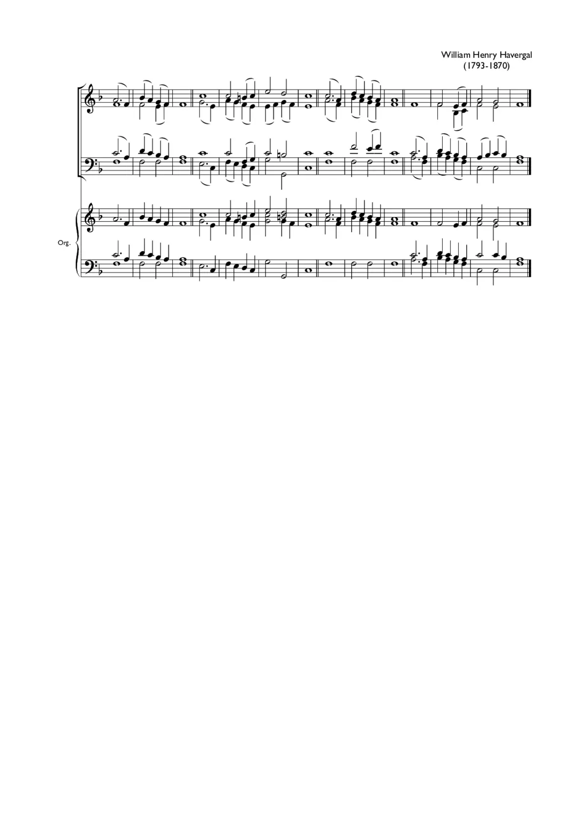 Double chant in F major VII - Page 1