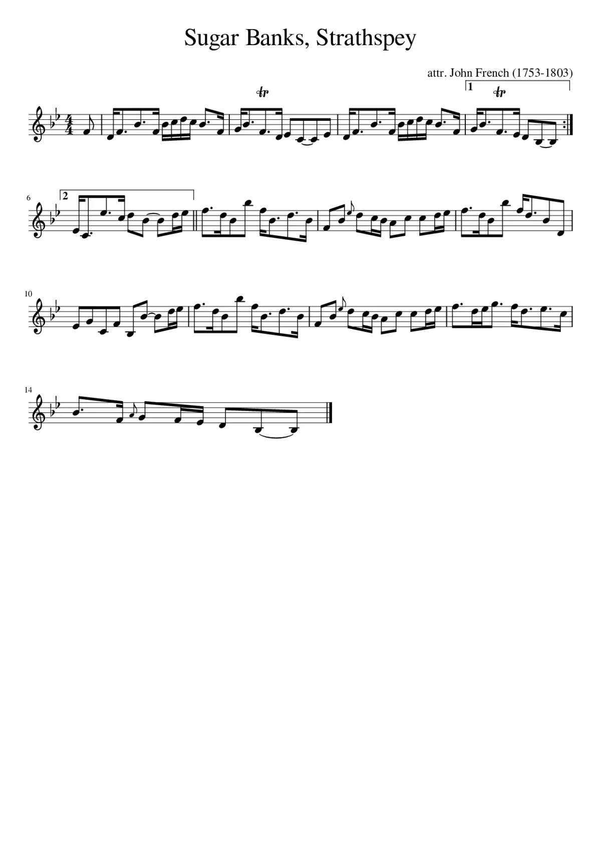 Sugar Banks Strathspey - Page 1