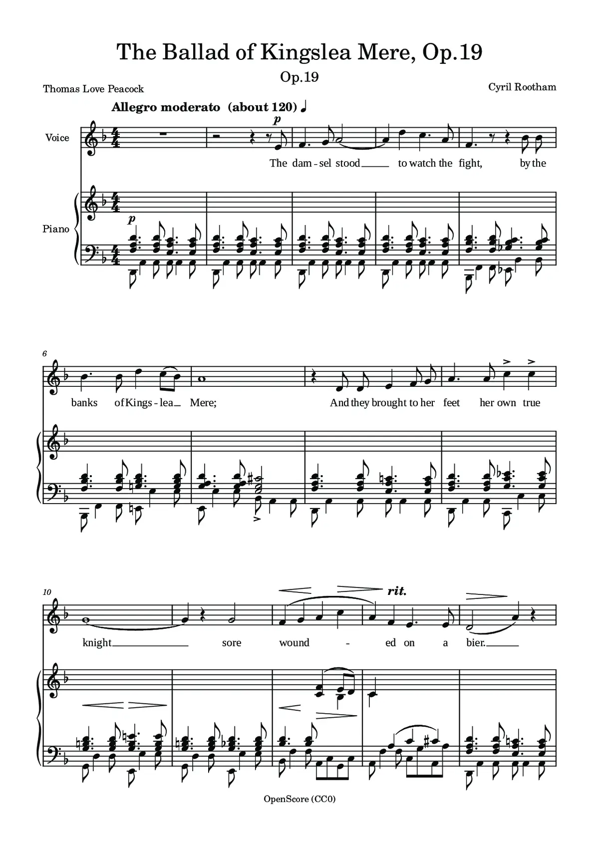 The Ballad of Kingslea Mere - Page 1