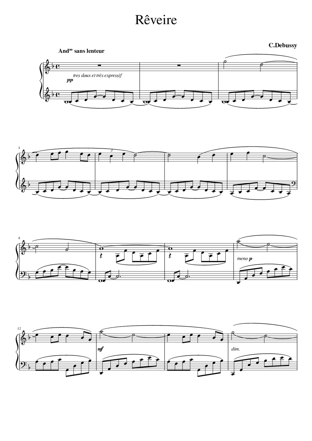 Rêverie - Page 1