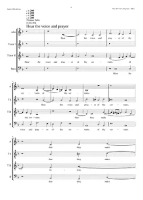 Hear the voice and prayer