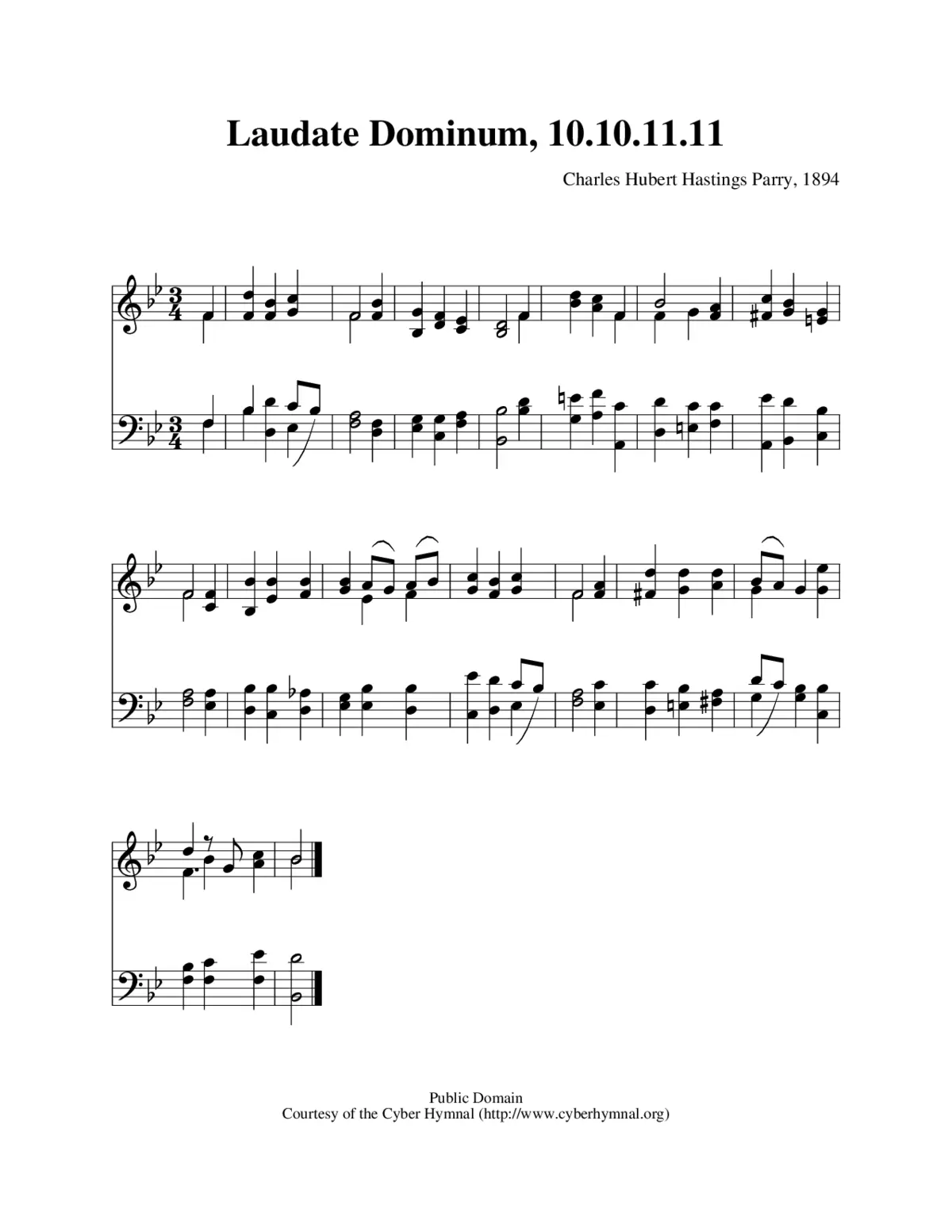 Laudate Dominum - Page 1