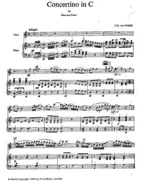 Oboe Concertino in C major