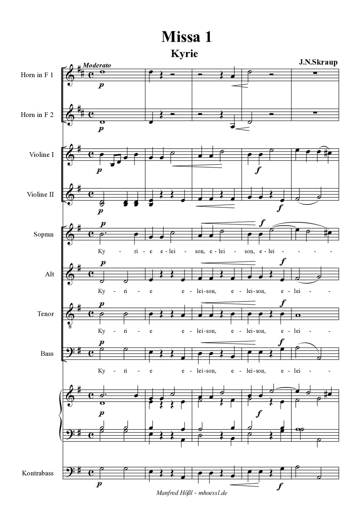 Missa 1 pro populo - Page 1