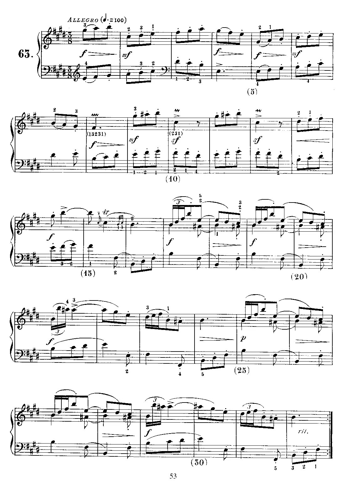 Keyboard Sonata in E major - Page 1