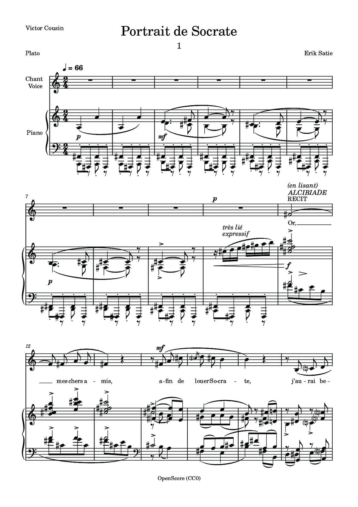 Portrait de Socrate - Page 1