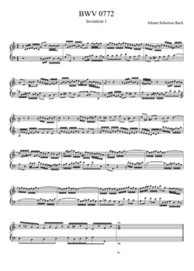 Invention in C major BWV 772