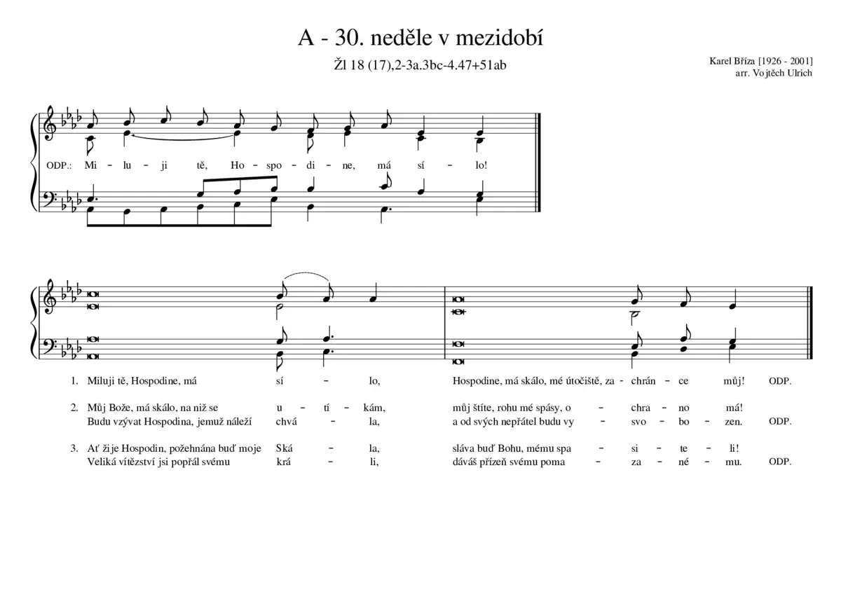 A - 30. neděle v mezidobí - Page 1