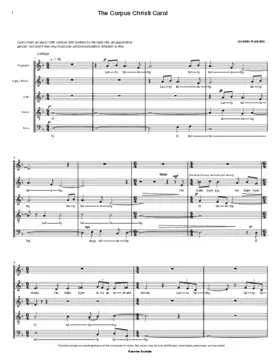 The Corpus Christi Carol