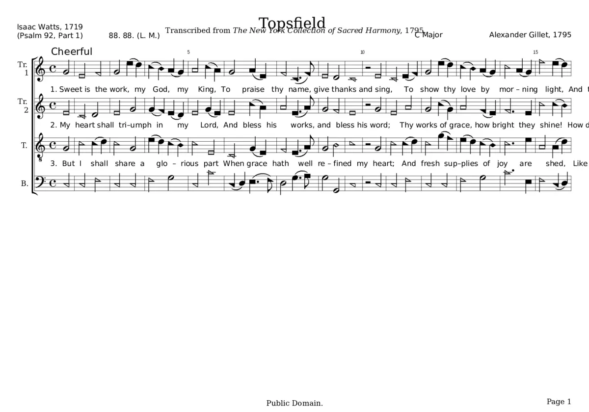 Topsfield - Alexander Gillet - Page 1